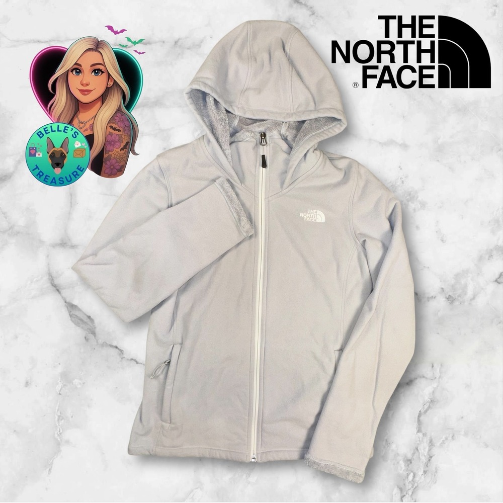 The North Face Hoodie Womens Small‎ MorningSide Amzy Jacket Soft Faux Fur Lined